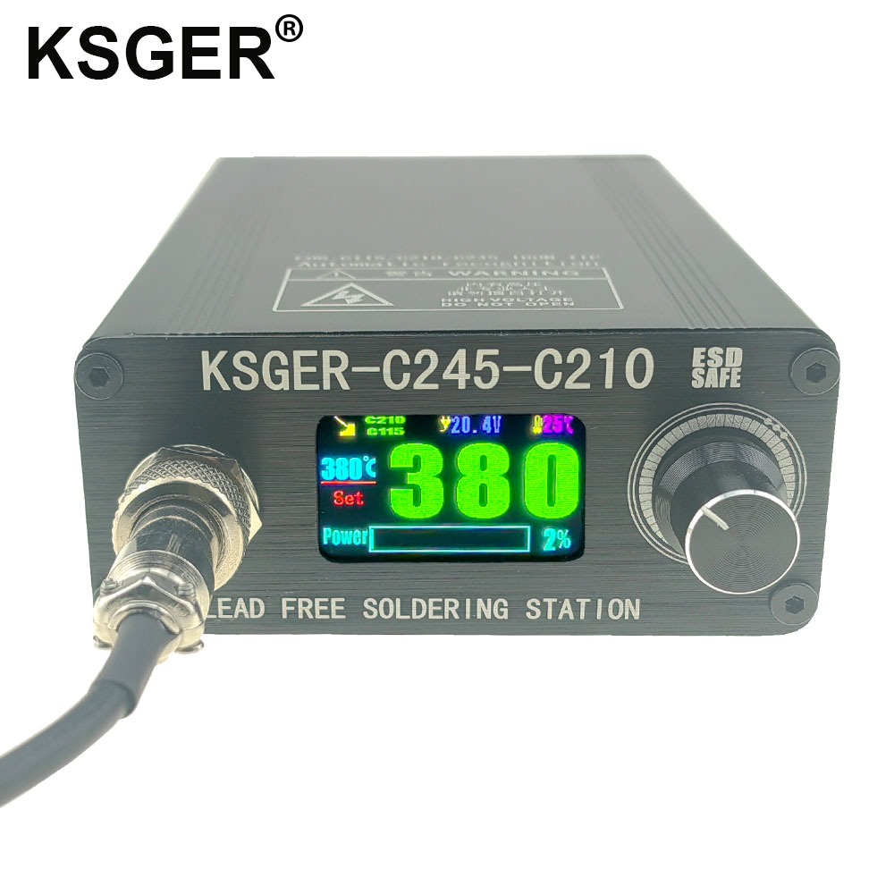 Ksger C210 บัดกรีเหล็ก ไร้สารตะกั่ว สําหรับ JBC C115 85W 3s