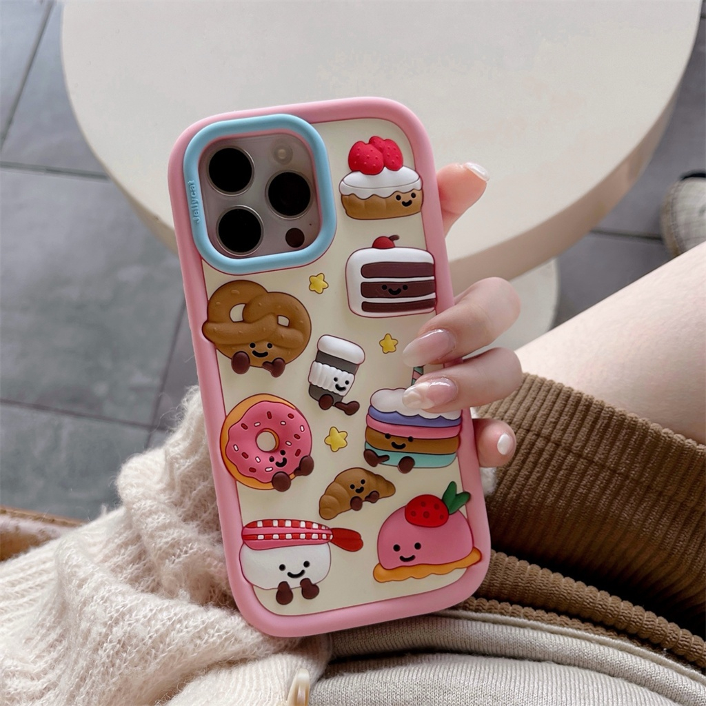 สําหรับกรณี iphone 17 PRO MAX 16 PRO MAX 3D สามมิติการ์ตูนซิลิโคน Soft Case