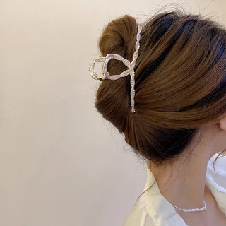 2022 Hairpin Back Head เกาหลีรู้สึกคลิปมุกหญิงขนาดใหญ่ Classy Hairpin คลิปฉลาม