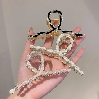 2022 Hairpin Back Head เกาหลีรู้สึกคลิปมุกหญิงขนาดใหญ่ Classy Hairpin คลิปฉลาม