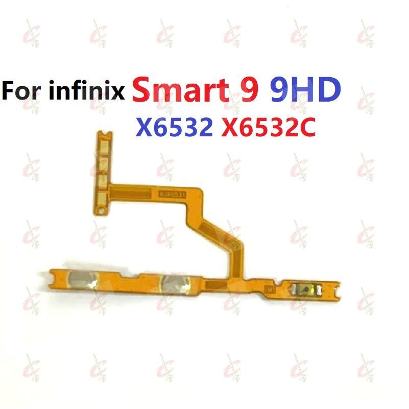 ปุ่มปรับระดับเสียงสวิตช์ไฟ flex สําหรับ Infinix smart 9 HD X6832 X6832C