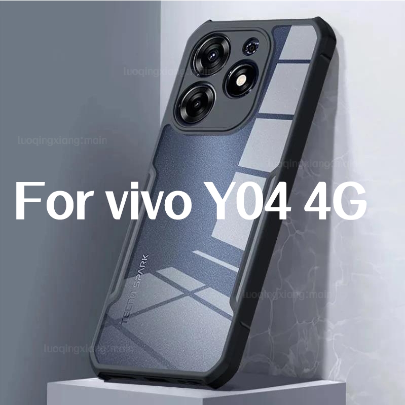 เคสใสกันกระแทกสําหรับ vivo Y04 4G Y 04 Y29s Y 29s Casing ปกอะคริลิคใส