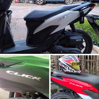 3 ชิ้น/เซ็ตหลายสี 3D Honda Click และ 125i หรือ 150i limited กาวนุ่ม Emboss ตัวอักษรสัญลักษณ์สติกเกอร์รถจักรยานยนต์ถังกันน้ํา Badge Decor Decal สําหรับคลิก 125 v3 125i 150
