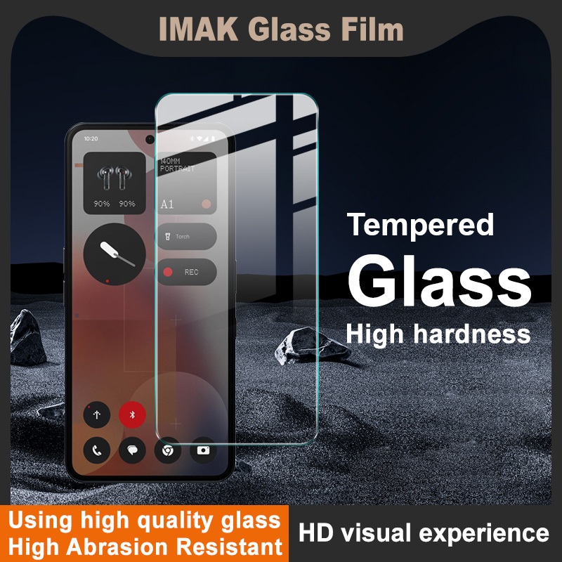 Imak Nothing Phone 3A 5G / Nothing Phone 3A Pro 5G ฟิล์มกระจกนิรภัยใส 9H Strong Anti Explosion Scree