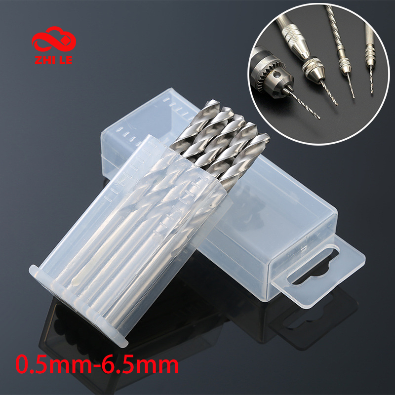 0.5 มม.-6.5 มม.4241 สว่านเหล็กความเร็วสูง Bits สแตนเลสสตีลเลื่อย HSS Twist เจาะบิต Mini Jewellery มือไม้ Jobber ZLE ราคา ถูกที่สุด ดีลบีเคเค