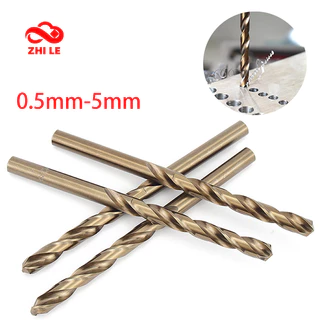 0.5 มม.-5 มม.HSS M42 Cobalt Twist เจาะบิตเหล็กความเร็วสูงโลหะเจาะ Bits สแตนเลสสตีลเลื่อย Mini Jewellery มือไม้ Jobber ZLE