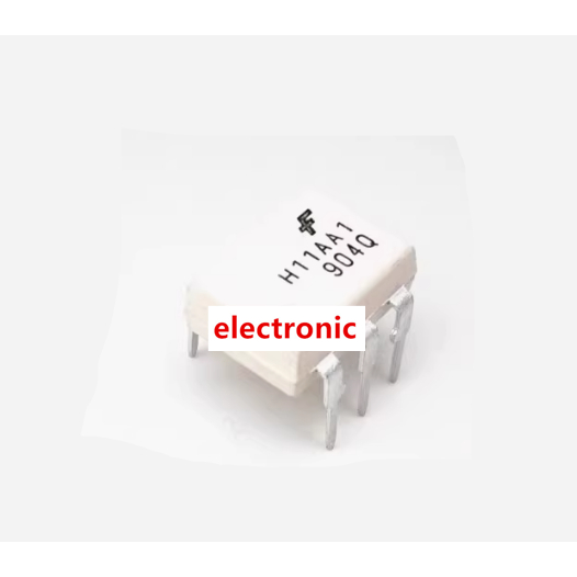 ((1 ชิ้น) ชิ้นส่วนอิเล็กทรอนิกส์ H11AA1 DIP-6 In-Line Optocoupler Photocoupler