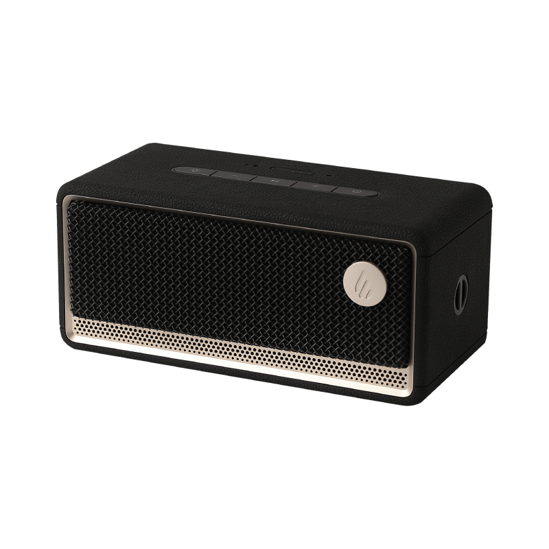 Edifier ES60 ลำโพงบลูทูธแบบพกพา, กำลังขับออกทั้งหมด 34W RMS, ไมโครโฟนความไวสูงในตัวเพื่อการโทรที่ชัดเจน, รองรับการจับคู่สเตอริโอและการเชื่อมต่อหลายจุด, รองรับอินพุต USB-C, เอฟเฟกต์แสงรอบข้างหลายแบบ, มาตรฐาน IP66