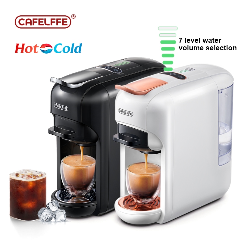 Cafelffe 5 In 1 เครื่องชงกาแฟเหมาะสําหรับ Nespresso/Dolce Gusto/กาแฟบด/ESE กาแฟ pod/K-cup แคปซูล