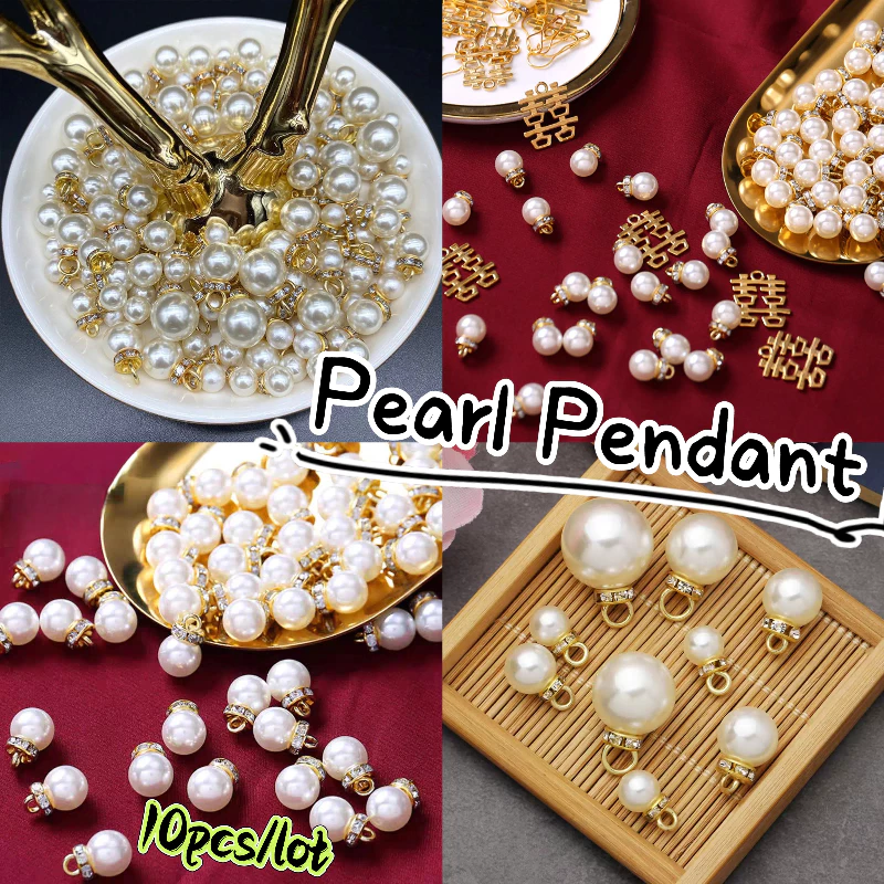 20 ชิ้น/ล็อต ABS ความสว่างสูงจี้มุกฝังเพชรจี้มุกเสื้อผ้าอุปกรณ์เสริมผม Diy เครื่องประดับอุปกรณ์เสริม