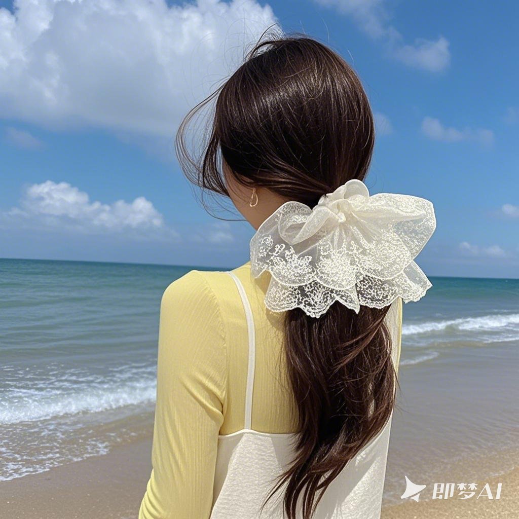 เชือกผมแฟชั่นเกาหลีสำหรับสาว ๆ - รูปที่ 3