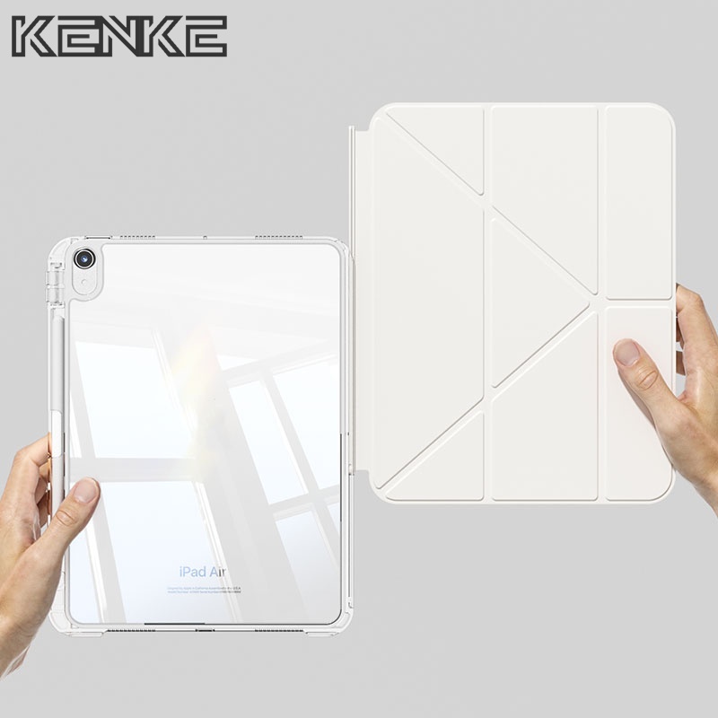 เคสไอแพด KENKE ยอดนิยม! แบบปิดแบบ “Y” สามารถยึดได้ พร้อมแถบถอดออก ใช้กับไอแพด (M4) pro 13 นิ้ว 2025, pro 11 (M3), Air 6 Air 4/5 เคส ipad 10รุ่น gen 9/8/7 ไอแพด 11 (A16), mini 6 mini 7 ipad pro 12.9 case ipad เคสแท็บเล็ต