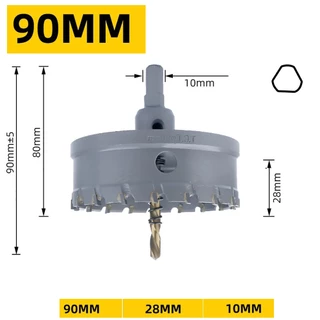 BERT🇹🇭｜60mm-100mm ดอกเจาะโฮซอ ฟันคาร์ไบด์ โฮลซอเจาะเหล็ก โฮลซอ สแตนเลส เหล็ก อลูมิเนียม โลหะผสม