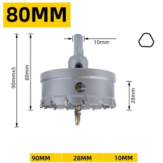 BERT🇹🇭｜60mm-100mm ดอกเจาะโฮซอ ฟันคาร์ไบด์ โฮลซอเจาะเหล็ก โฮลซอ สแตนเลส เหล็ก อลูมิเนียม โลหะผสม