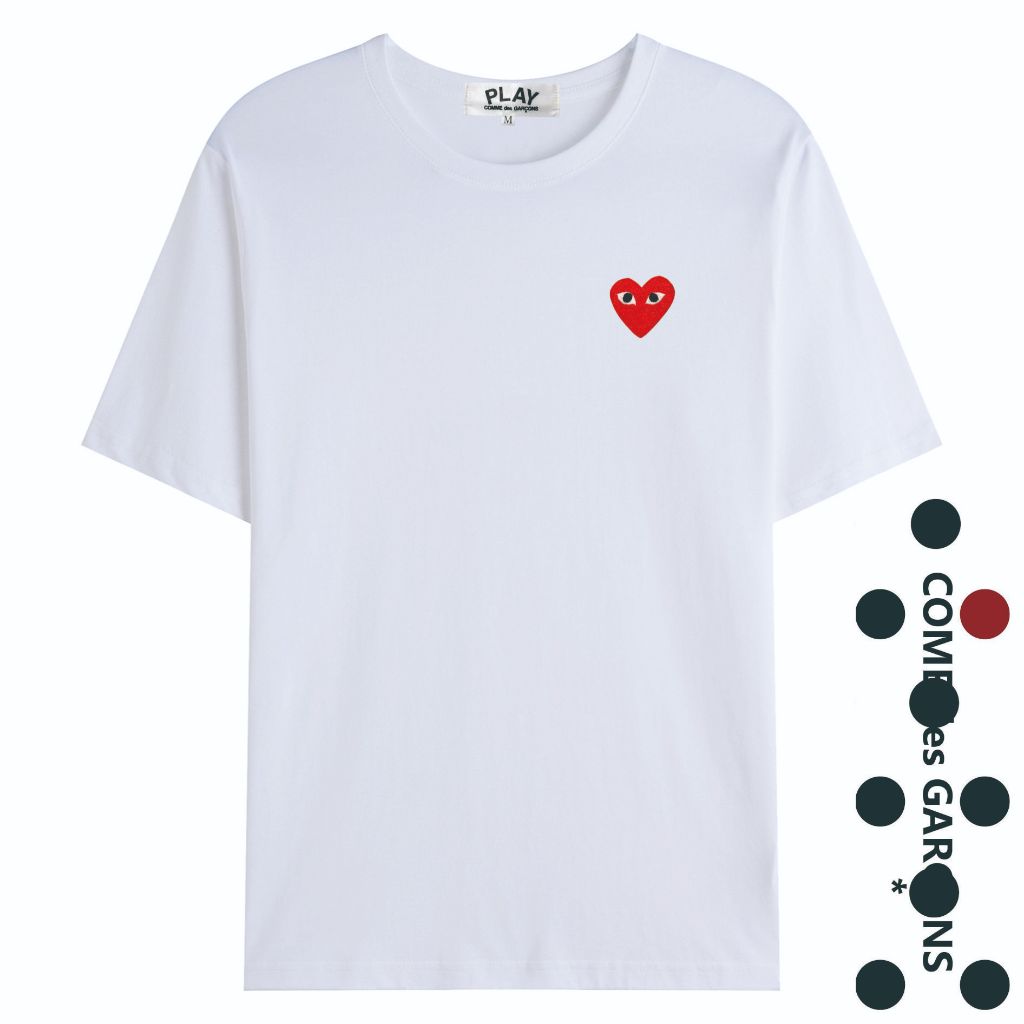 เล่นเย็บปักถักร้อยหัวใจออกแบบเสื้อยืดผู้ชายผ้าฝ้าย 100% คลาสสิกลําลองผู้ใหญ่เสื้อยืด
