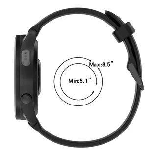 สายยางซิลิโคนนุ่ม 18 มม. สำหรับ Garmin Forerunner 265S / 265S Music / 255S / Venu 3s / Venu 2s / Vivomove 3s / Vivoactive 4S