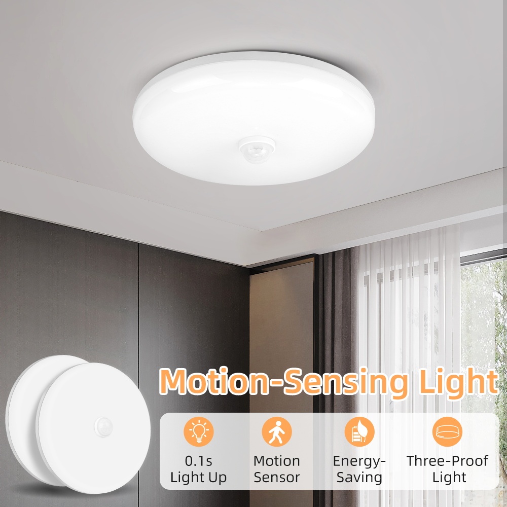 ไฟเซนเซอร์ LED โคมไฟเพดาน 15/20/30/40W Sensor โคมไฟเพดาน Motion Sensor ไฟกลางคืน Motion Sensor Light
