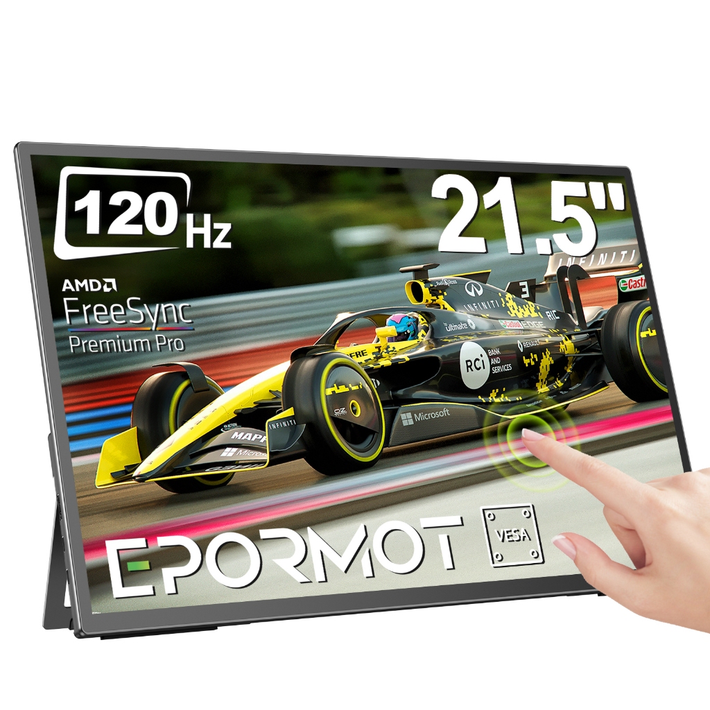 UPERFECT แบบพกพา UMax 21.5 นิ้ว Touch จอคอมพิวเตอร์ 120Hz Touchscreen 1080P สําหรับแล็ปท็อป PS3/4/5 