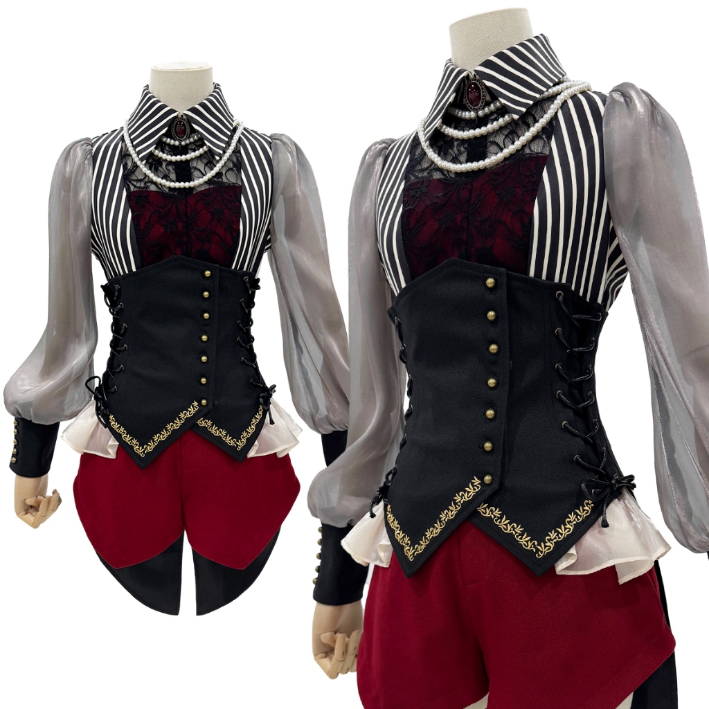 Holoun อะนิเมะ Nyamu Yusetenji Cosplay คอสเพลย์เครื่องแต่งกาย Amoris BanG Dream Ave Mujica ชุด