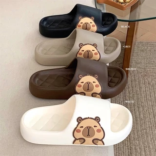 Xitiao ผู้ชายผู้หญิง eva Anti-Slip ในร่ม Kapibara Capybara ฤดูร้อน Soft Sole รองเท้าแตะรองเท้าแตะ