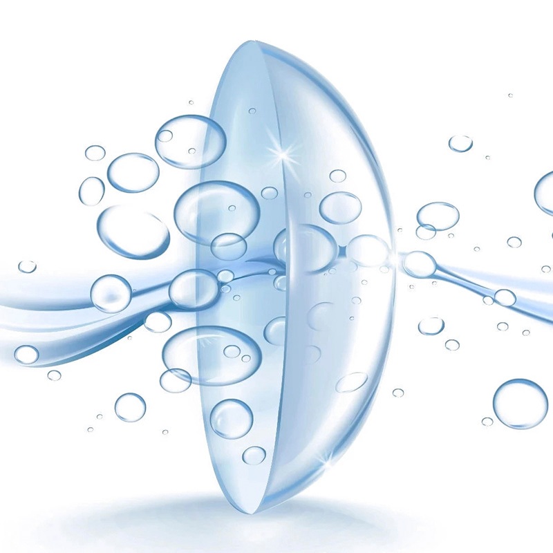 Yimeixi คอนแทคเลนส์ไฮโดรเจลธรรมชาติ สีชมพู สีน้ําตาล 14.0 มม. 1 ปี - รูปที่ 6