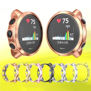 Soft TPU Full Cover Shell Screen Protector เคสซิลิโคนสําหรับผู้เบิกทาง Garmin Forerunner 245 / Forerunner 935
