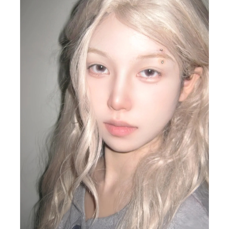 Yimeixi คอนแทคเลนส์ไฮโดรเจลธรรมชาติ สีชมพู สีน้ําตาล 14.0 มม. 1 ปี - รูปที่ 5