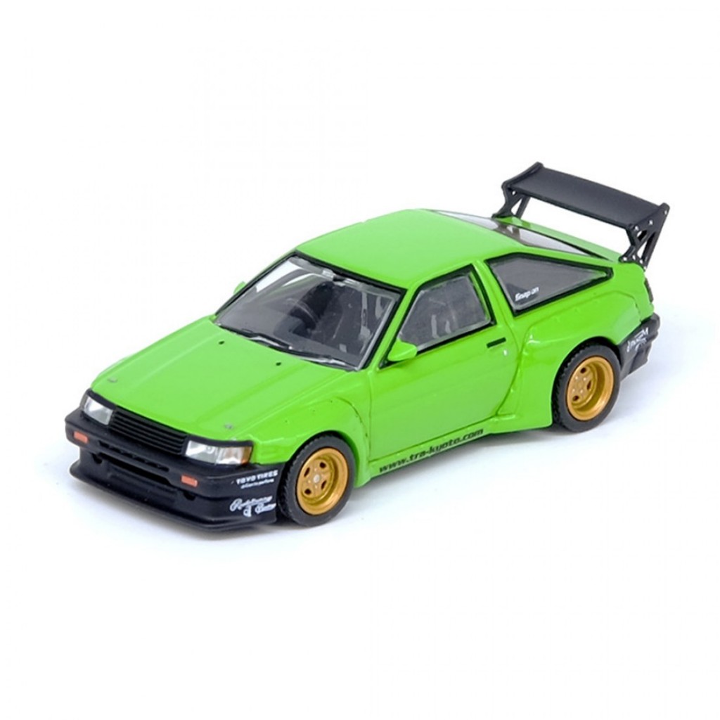 Inno64 IN64-AE86PL-GRN 1/64 Toyota AE86 Levin PANDEM ROCKET BUNNY สีเขียว Diecast Scale รถโมเดล