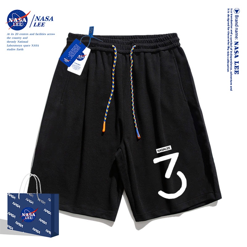 กางเกงขาสั้นสำหรับเด็กสไตล์อเมริกัน เนื้อผ้าฝ้ายนุ่มสบายผิว ฤดูร้อนรุ่นใหม่ปี 2025ลายตัวเลขเรียบง่าย