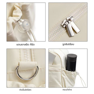 กระเป๋า ความจุขนาดใหญ่ กระเป๋าฟิตเนส วัสดุ Nylon Silk กันน้ำ Travel Duffel Bag Gym Bag