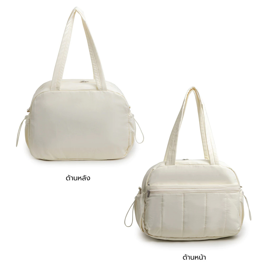 กระเป๋า ความจุขนาดใหญ่ กระเป๋าฟิตเนส วัสดุ Nylon Silk กันน้ำ Travel Duffel Bag Gym Bag