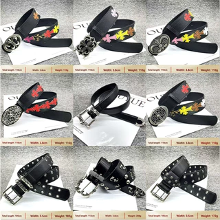 เข็มขัด CH♥ Retro Punk Series เข็มขัดสีสันสดใส 888
