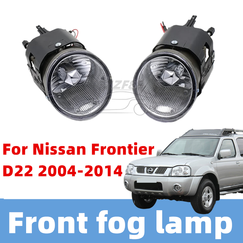Foglamp สําหรับ Nissan Frontier D22 2004 2005 2006 2007 2008 2009 2010 2011 2012 2013 2014 กันชนหน้าโคมไฟ FOG LAMP หมอกไฟ blub