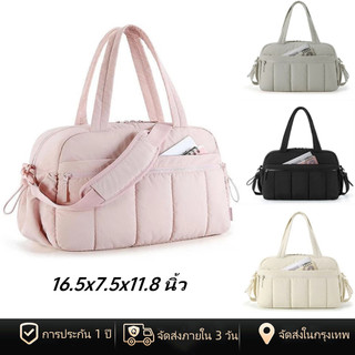 [พร้อมส่งในไทย] กระเป๋าสะพายข้าง กระเป๋าใส่ของสุดสัปดาห์ กระเป๋าเดินทางแบบดัฟเฟิล กันน้ำ gym bag