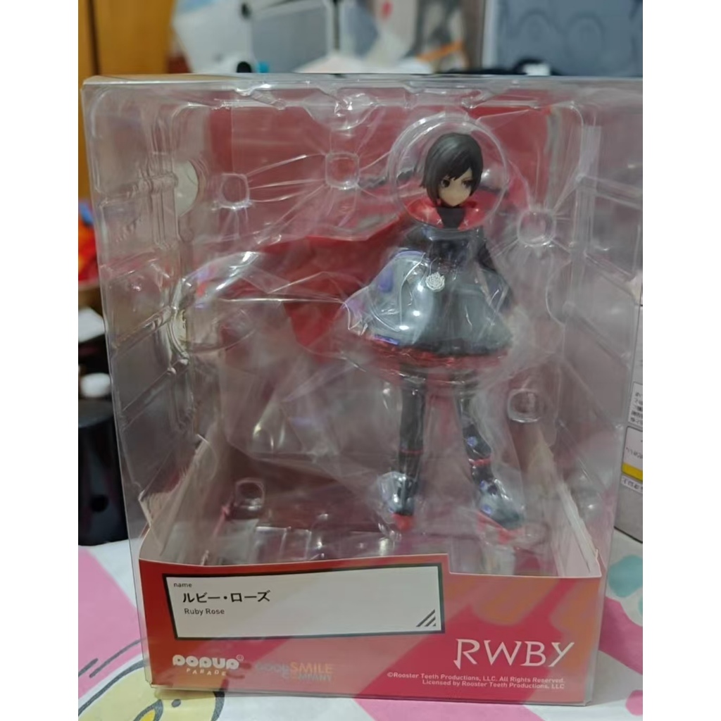 Gsc POP UP PARADE RWBY Red White Black Yellow Ruby Rose Ruby Rose Figure Ready Stock