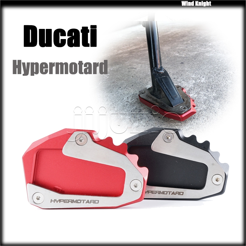 สําหรับ Ducati Hypermotard 796/821/939/950 1100 SuperSport รถจักรยานยนต์ Kickstand ด้านข้างขยายขยายเท้ารองรับ Hyperstrada