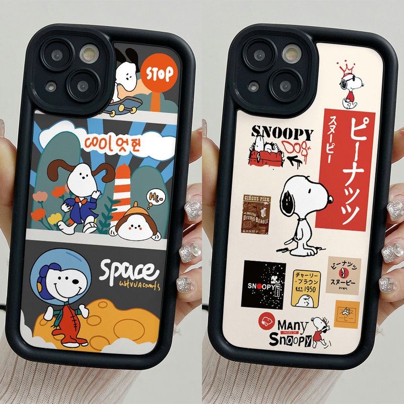 SAMSUNG [รุ่นอัพเกรด] เคสสําหรับsamsung Galaxy A06 A05 A04 A03 A02 A16 A15 A14 A13 A12 A26 A25 A24 A23 A22 A20 A36 A35 A34 A33 A32 Big Eyeนุ่มเคสโทรศัพท์น่ารักรูปไข่สุนัขน่ารัก