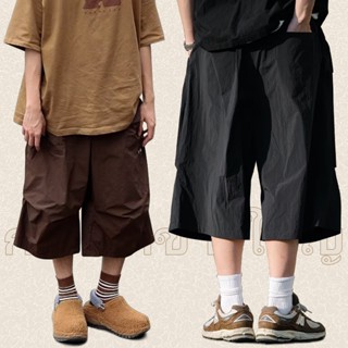 Mabay กางเกงขาสั้นฤดูร้อน เอวหลวม กันน้ำ แห้งเร็ว ชุดเอี๊ยม …