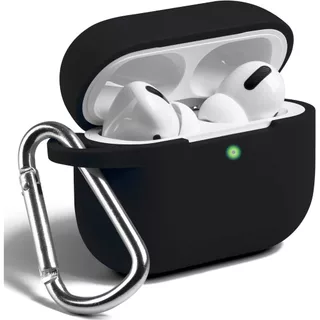 Osgeer สําหรับ AirPods Pro 2 / AirPods 3 4, ซิลิโคนป้องกันเต็มรูปแบบ AirPods ผิว Soft Shell Shock-Absorbing ป้องกัน Full-Body พวงกุญแจ - XYW0314