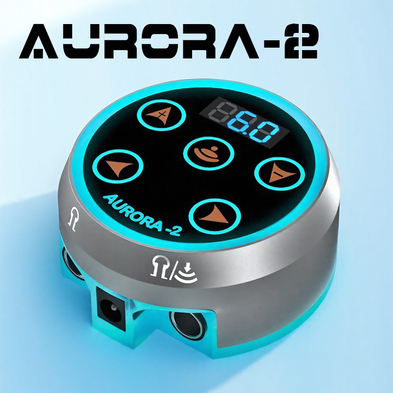 Aurora-2 พาวเวอร์ซัพพลายสัก หลากสี สําหรับเครื่องสัก