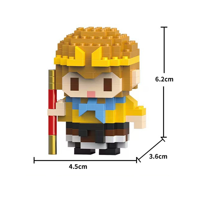 Journey to the West building blocks ของเล่นประกอบอนุภาคเด็กชายและเด็กหญิงของขวัญวันเกิดของเล่นเด็ก - รูปที่ 4