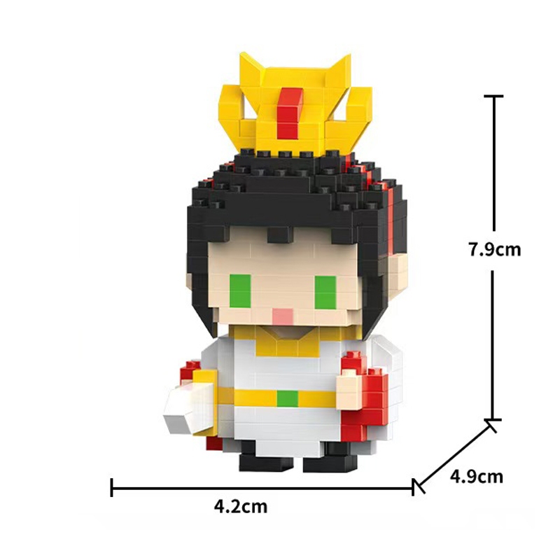Journey to the West building blocks ของเล่นประกอบอนุภาคเด็กชายและเด็กหญิงของขวัญวันเกิดของเล่นเด็ก - รูปที่ 7