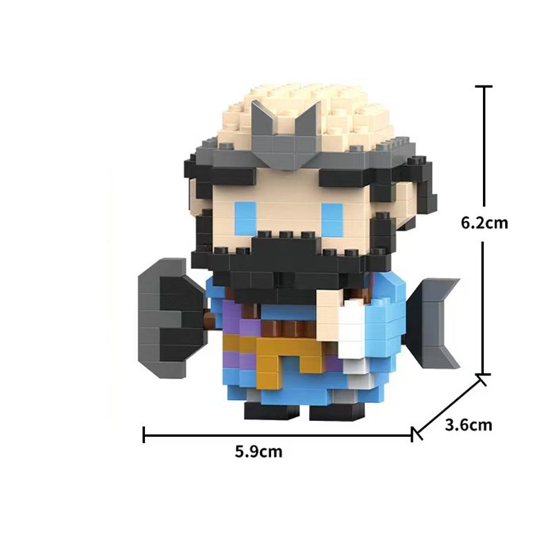 Journey to the West building blocks ของเล่นประกอบอนุภาคเด็กชายและเด็กหญิงของขวัญวันเกิดของเล่นเด็ก - รูปที่ 6