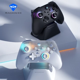 คอนโทรลเลอร์เกมไร้สาย Machenike G3 V2 Tri-Mode พร้อมแท่นชาร์จ แบตเตอรี่ Hall Effect 1000mAh สำหรับ Switch Steam PC