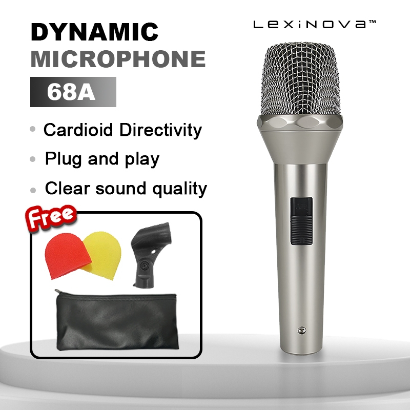 High-end ไมโครโฟน Cardioid Handle XLR สําหรับเวทีร้องเพลง Professional Heavy Duty แบบมีสายแบบไดนามิกไมโครโฟนสําหรับ Home คาราโอเกะ BBOX บันทึก Vocal