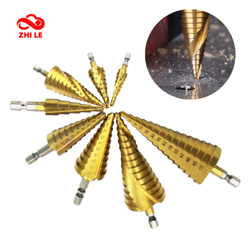 ขั้นตอนเจาะบิตโลหะเหล็กตัดเจาะ Bits ศูนย์ประตูหลุมเลื่อย ZLE