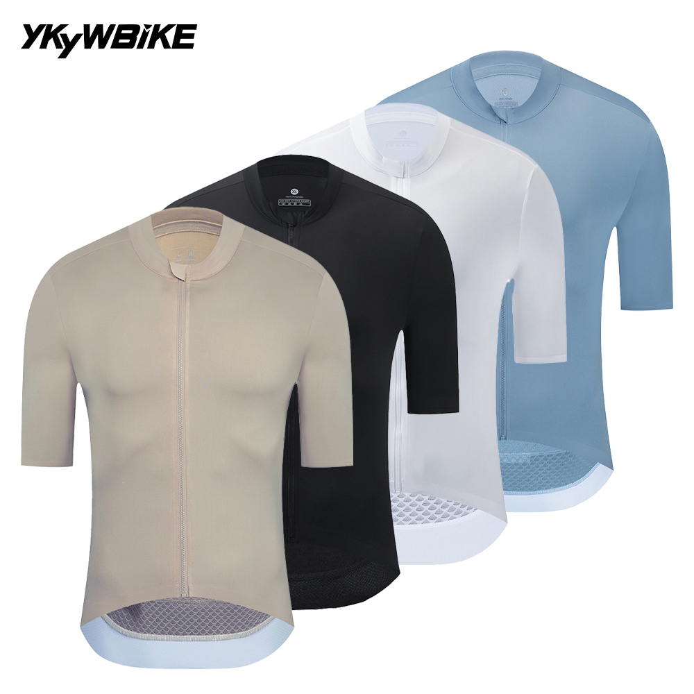 YKYWBIKE เสื้อปั่นจักรยานเสือภูเขา เสื้อแข่งจักรยาน ชุดยูนิฟอร์ม แขนสั้น เสื้อปั่นจักรยาน