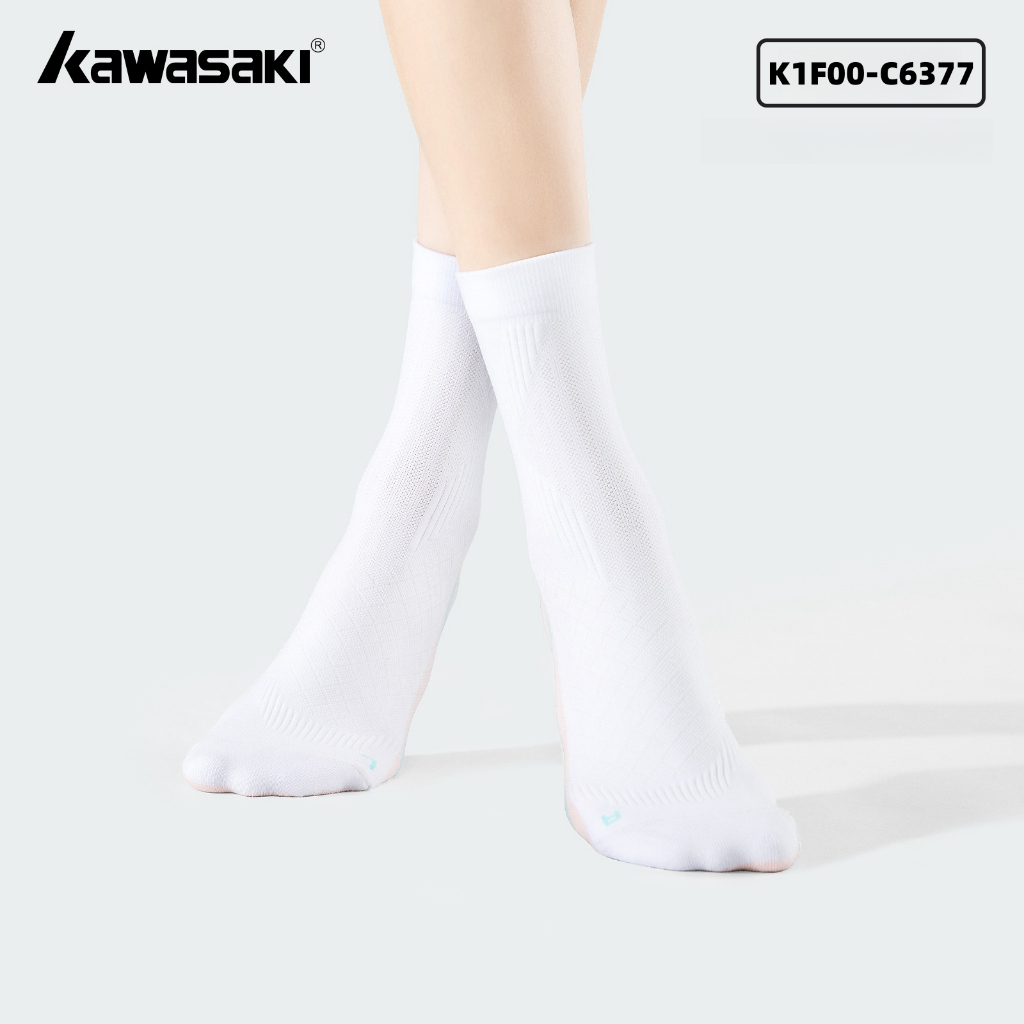 Kawasaki Unisex แบดมินตัน SocksTraining ถุงเท้ากีฬามืออาชีพ Breathable บาสเกตบอลวิ่งถุงเท้า K1F00-C6