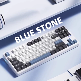 (มีสินค้าพร้อมส่ง) ELECFOX LINKY87 Mechanical Keyboardแป้นพิมพ์เครื่องกลTri-Mode Gasket RGB ฟรีสติกเกอร์ภาษาไทย