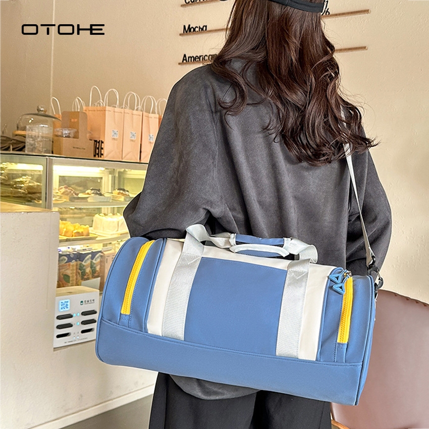 OTOHE กระเป๋าเดินทางโยคะกีฬากระเป๋ากันน้ํา Weekender กระเป๋าฟิตเนสกระเป๋า Gym Totes สําหรับผู้ชายผู้หญิง